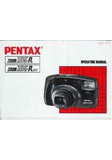 Pentax Zoom 105 R manual. Camera Instructions.